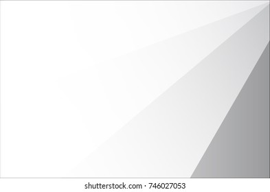 Abstract white & grey background.