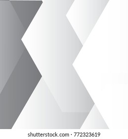 Abstract white & grey background.