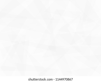 Abstract white and grey background. Can be used in cover design, book design, website background, CD cover, advertising. Vector illustration.