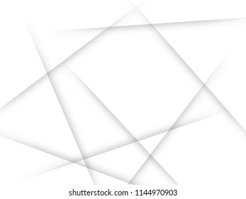 Abstract white and grey background. Can be used in cover design, book design, website background, CD cover, advertising. Vector illustration.