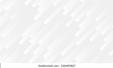 Abstract white and grey background with diagonal lines, Grey gradation backdrop, vector