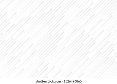 Abstract white and grey background with diagonal lines, White gradation line backdrop, vector