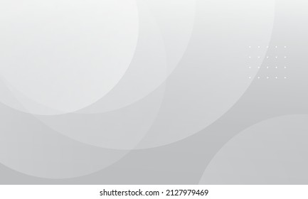 Abstract white and grey background. Dynamic shapes composition. Vector illustration