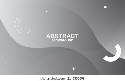 Resumen de fondo blanco y gris. Composición dinámica de formas. Ilustración del vector