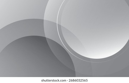 Abstract white and grey background with geometric lines. Eps10 vector
