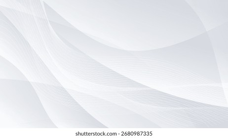 Fondo blanco y gris abstracto con forma geométrica gráfica y líneas de decoración