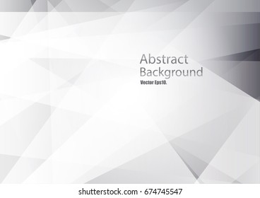 Abstrakter weißer und grauer Hintergrund, modernes Overlay, mit Platz für Design, Texteingabe.