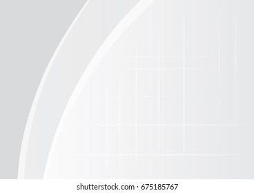 Abstract white and grey background, modern style overlay, with space for design, text input.