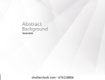 Abstract white and grey background, modern style overlay, with space for design, text input.