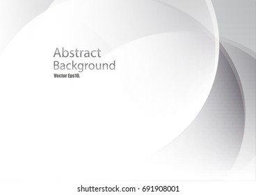 Abstract white and grey background, modern style overlay, with space for design, text input.