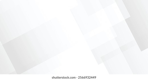 Abstract White and Grey Background with a Series of Glossy Geometric Squares, Featuring a Smooth, Polished Texture and an Intricate, Minimalist Design for a Sleek Visual Experience
