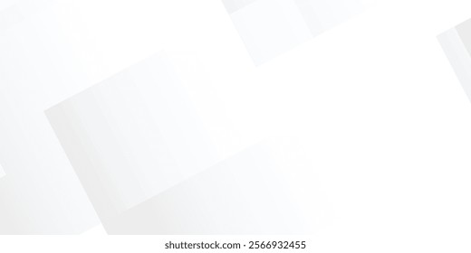Abstract White and Grey Background with a Series of Glossy Geometric Squares, Featuring a Smooth, Polished Texture and an Intricate, Minimalist Design for a Sleek Visual Experience
