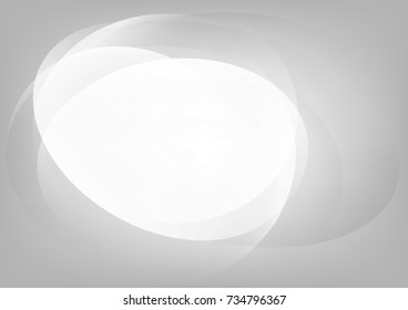abstract white and grey background with smooth lines. copy space.