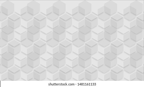 Abstract white and grey background. Subtle abstract background, blurred patterns. Light pale vector background. Abstract pale geometric pattern