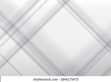 Abstract white and grey background. Subtle abstract background, blurred patterns. Light pale vector background. Abstract pale geometric pattern.