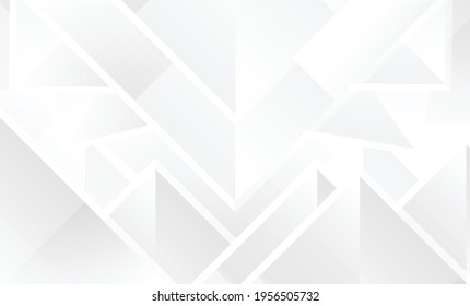 Abstrakter weißer und grauer Hintergrund. Feiner abstrakter Hintergrund, unscharfe Muster. hellblauer Vektorhintergrund. Abstraktes, blasses geometrisches Muster.