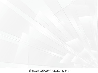 Abstract white and grey background. Subtle abstract background, blurred patterns. Light pale vector background. Abstract pale geometric pattern.