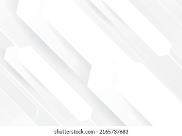 Abstract white and grey background. Subtle abstract background, blurred patterns. Light pale vector background. Abstract pale geometric pattern.