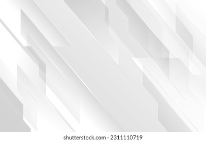 Abstract white and grey background. Subtle abstract background, Abstract pale geometric pattern. eps 10.Vector illustration - Shutterstock ID 2311110719