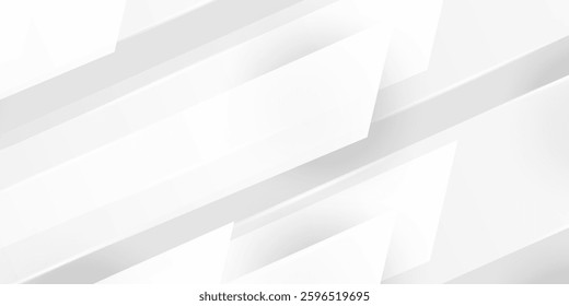 Abstract white and grey background. Subtle abstract background, blurred patterns. Light pale vector background. Abstract pale geometric pattern.