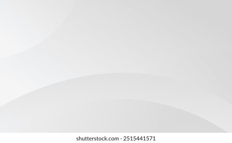 Fundo de banner branco e cinza abstrato. ideal para mídias sociais, banner, cartão, anúncio. Ilustração vetorial
