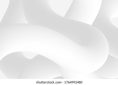 Abstract white and grey circle pattern background vector illustration