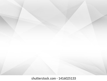 Abstract white and grey color background. Technology modern design. Vector. Illustration.