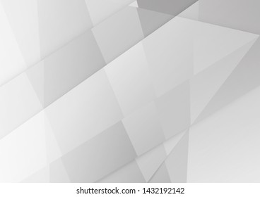 Abstract white and grey color background. Technology modern design. Vector. Illustration.