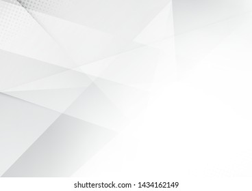 Abstract white and grey color background. Technology modern design. Vector. Illustration.