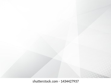 Abstract white and grey color background. Technology modern design. Vector. Illustration.