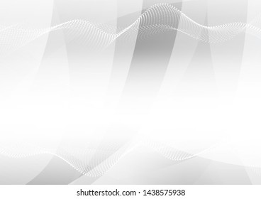 Abstract white and grey color background. Corporate technology modern design. Pattern geometric shapes style. Vector. Illustration.