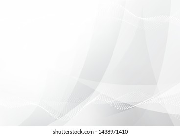 Abstract white and grey color background. Corporate technology modern design. Pattern geometric shapes style. Vector. Illustration.