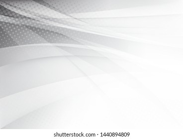 Abstract white and grey color background. Corporate technology modern design. Pattern geometric shapes style. Vector. Illustration.