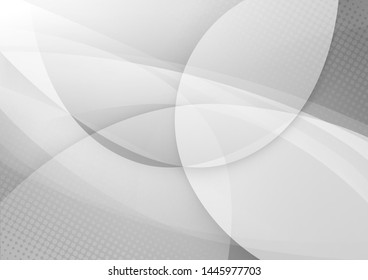 Abstract white and grey color background. Corporate technology modern design. Pattern geometric shapes style. Vector. Illustration.