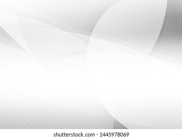 Abstract white and grey color background. Corporate technology modern design. Pattern geometric shapes style. Vector. Illustration.