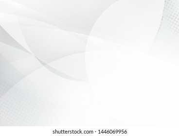 Abstract white and grey color background. Corporate technology modern design. Pattern geometric shapes style. Vector. Illustration.