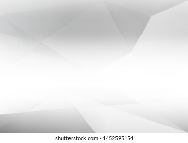 Abstract white and grey color background. Corporate technology modern design. Pattern geometric shapes style. Vector. Illustration.