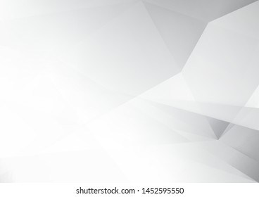 Abstract white and grey color background. Corporate technology modern design. Pattern geometric shapes style. Vector. Illustration.