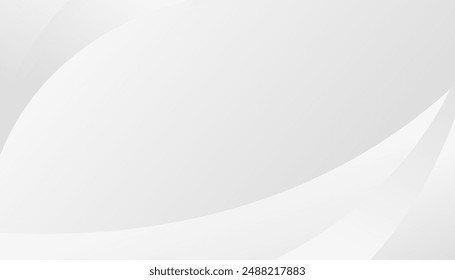 Abstract white and grey color background.   Modern and Creative Trend design in vector illustration