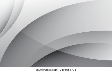 Abstract white and grey color background. Eps10 vector