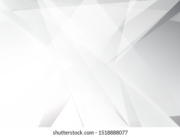 Abstract white and grey color lines background. Pattern geometric style. Space for text. Texture with light and shadow. Digital technology wallpaper used in the corporate. Vector illustration.