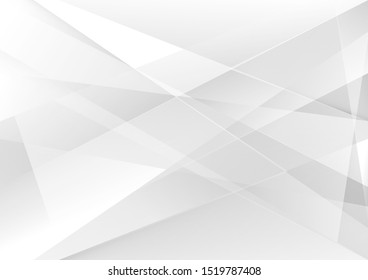 Abstract white and grey color lines background. Pattern geometric style. Space for text. Texture with light and shadow. Digital technology wallpaper used in the corporate. Vector illustration.
