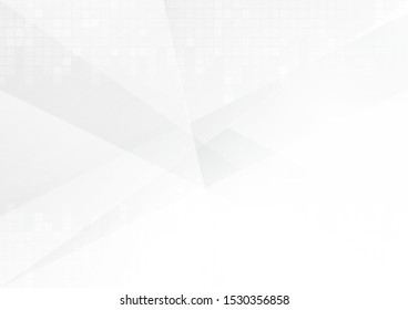 Abstract white and grey color lines background. Pattern geometric style. Space for text. Texture with light and shadow. Digital technology wallpaper used in the corporate. Vector illustration.