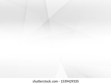 Abstract white and grey color lines background. Pattern geometric style. Space for text. Texture with light and shadow. Digital technology wallpaper used in the corporate. Vector illustration.