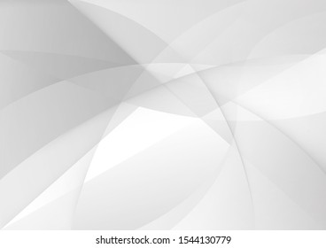 Abstract white and grey color lines background. Pattern geometric style. Space for text. Texture with light and shadow. Digital technology wallpaper used in the corporate. Vector illustration.