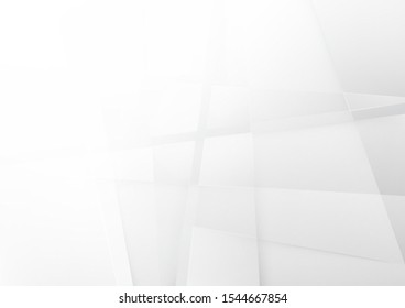 Abstract white and grey color lines background. Pattern geometric style. Space for text. Texture with light and shadow. Digital technology wallpaper used in the corporate. Vector illustration.
