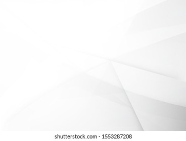 Abstract white and grey color lines background. Pattern geometric style. Space for text. Texture with light and shadow. Digital technology wallpaper used in the corporate. Vector illustration.