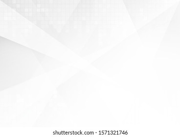 Abstract white and grey color lines background. Pattern geometric style. Space for text. Texture with light and shadow. Digital technology wallpaper used in the corporate. Vector illustration.