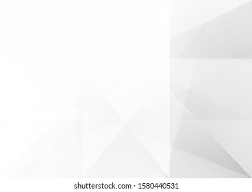 Abstract white and grey color lines background. Pattern geometric style. Space for text. Texture with light and shadow. Digital technology wallpaper used in the corporate. Vector illustration.