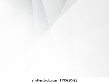 Abstract white and grey color lines background. Pattern geometric style. Space for text. Texture with light and shadow. Digital technology wallpaper used in the corporate. Vector illustration.